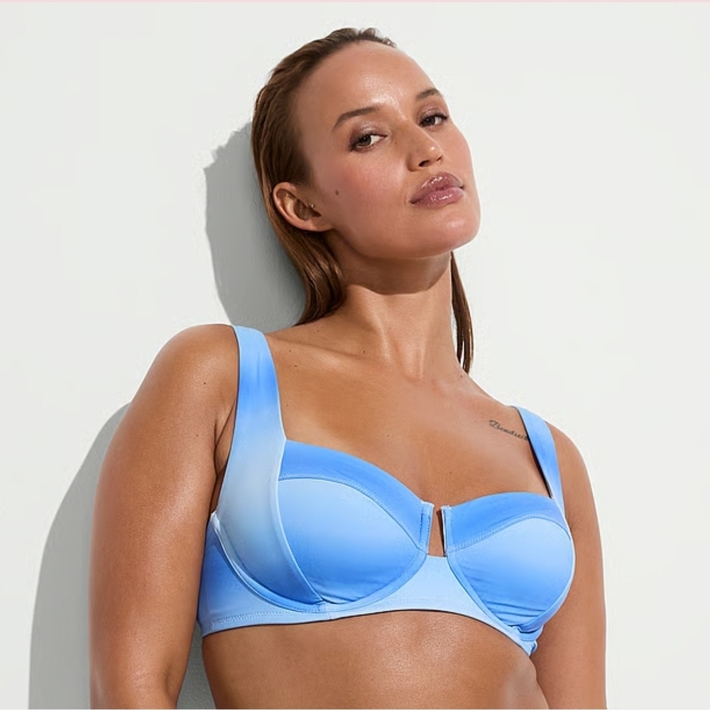Victoria's Secret Blue Ombre Bikini Top
